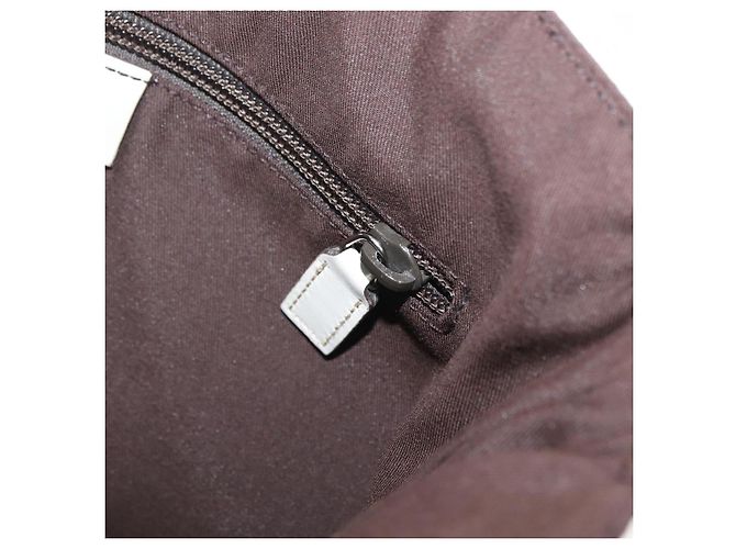 Borsa a Spalla GG Canvas Gucci Beige Argento 145857 Auth ka3305 - vista 19