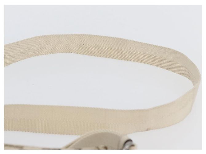 Borsa a Spalla GG Canvas Gucci Beige Argento 145857 Auth ka3305 - vista 8
