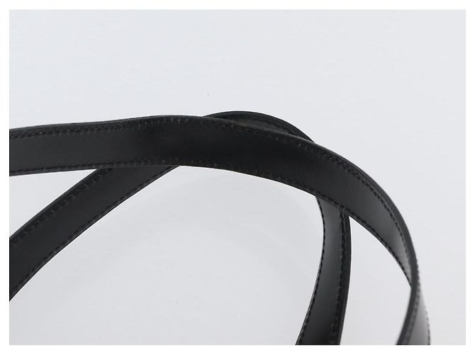 Céline Borsa tote in tela Macadam CELINE in pelle PVC nera e oro Auth LNZ687 Nero D'oro - vista 9
