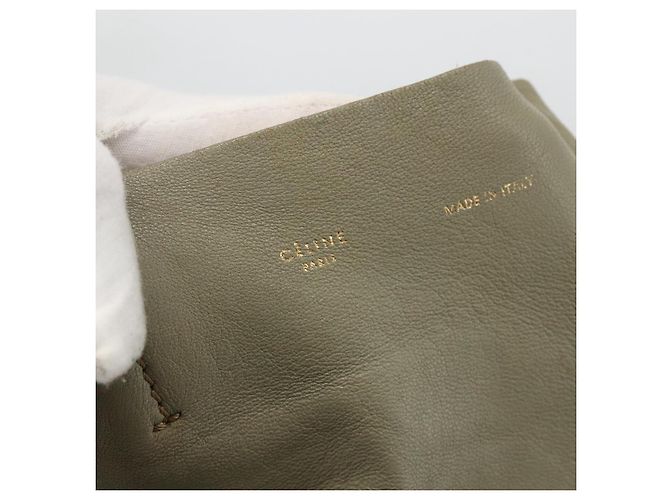 Céline Borsa a mano CELINE in pelle beige oro Auth bs34104 D'oro - vista 14