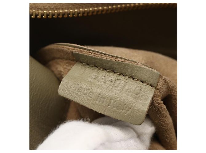 Céline Borsa a mano CELINE in pelle beige oro Auth bs34104 D'oro - vista 21