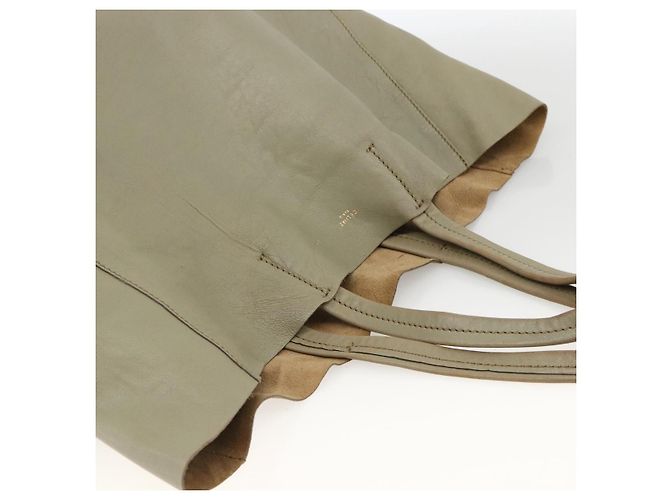 Céline Borsa a mano CELINE in pelle beige oro Auth bs34104 D'oro - vista 6