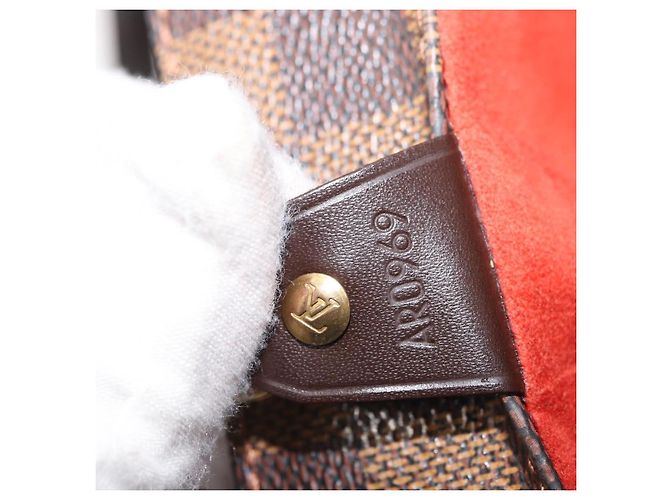 LOUIS VUITTON Borsa Tote Parioli PM Damier Ebene N51123 Auth LV ka3348 - vista 11