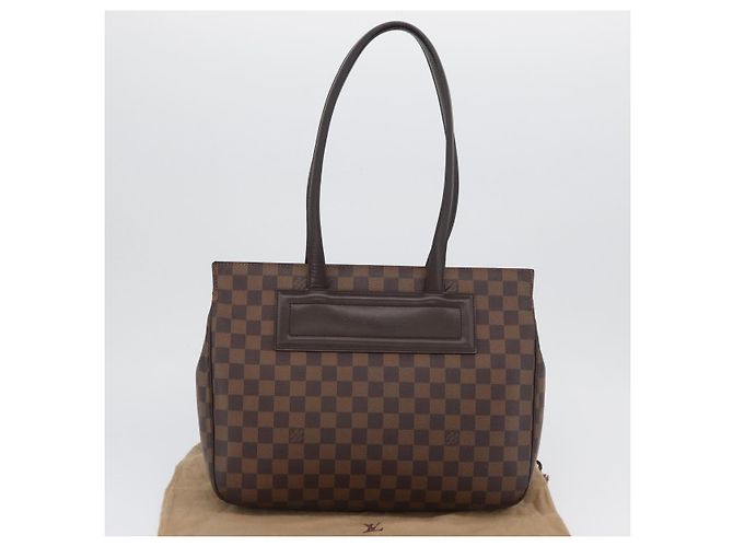 LOUIS VUITTON Borsa Tote Parioli PM Damier Ebene N51123 Auth LV ka3348 - vista 12