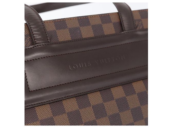 LOUIS VUITTON Borsa Tote Parioli PM Damier Ebene N51123 Auth LV ka3348 - vista 18