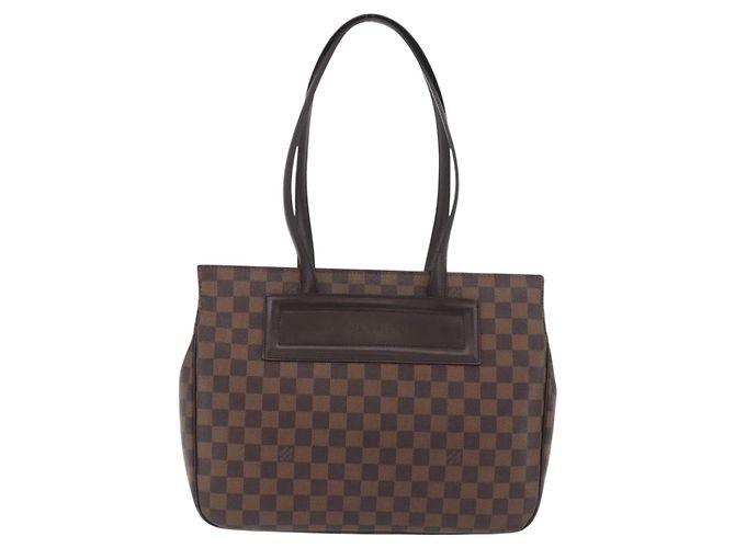 LOUIS VUITTON Borsa Tote Parioli PM Damier Ebene N51123 Auth LV ka3348 - vista 2