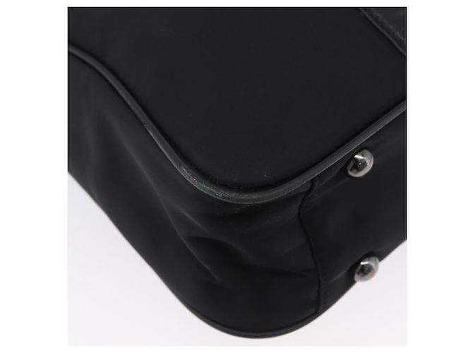 Borsa a mano VERSACE in nylon 2 in 1 nera Auth bs33839 Nero - vista 17