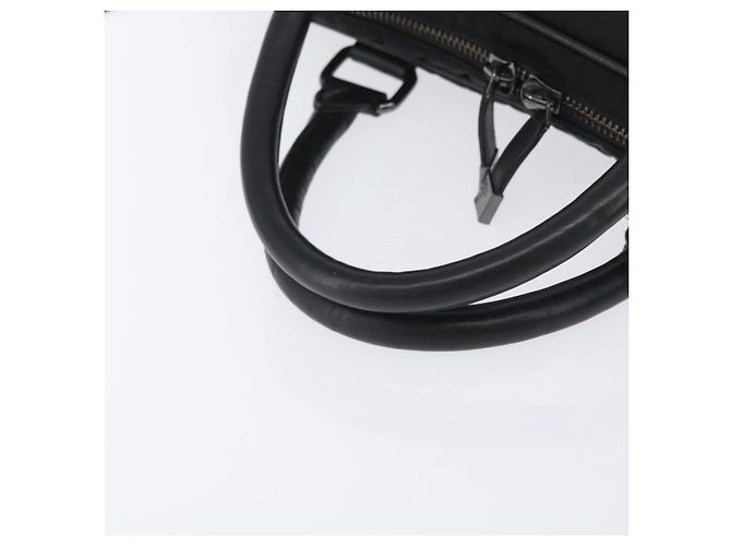 Borsa a mano VERSACE in nylon 2 in 1 nera Auth bs33839 Nero - vista 7