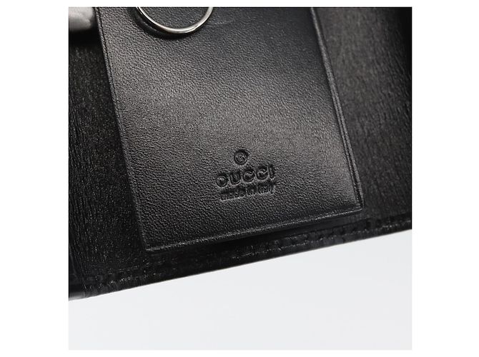 GUCCI GG Implementation Key Case PVC Black Silver Auth am11083A Silvery - view 14
