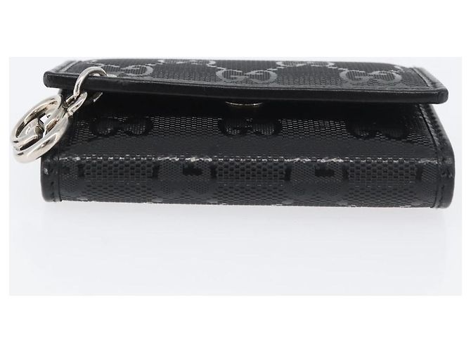 GUCCI GG Implementation Key Case PVC Black Silver Auth am11083A Silvery - view 7