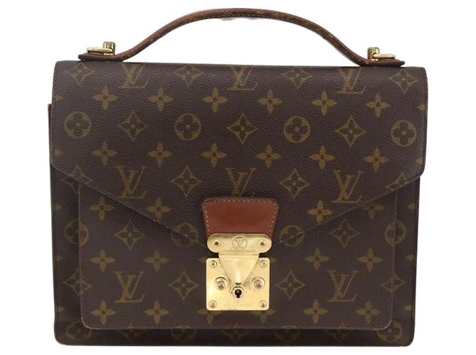 LOUIS VUITTON Borsa a Mano Monceau 28 Monogram 2way M51185 LV Auth ARZ613 Monogramma - vista 13