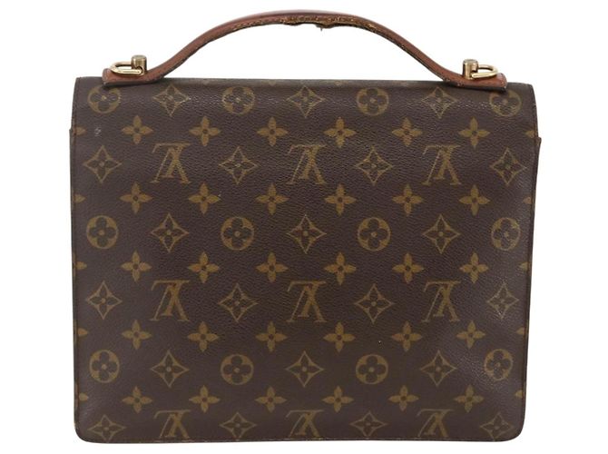 LOUIS VUITTON Borsa a Mano Monceau 28 Monogram 2way M51185 LV Auth ARZ613 Monogramma - vista 2