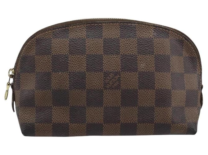 LOUIS VUITTON Kosmetiktäschchen PM Damier Ebene N47516 Authentisch LV BA11689 - Ansicht 13