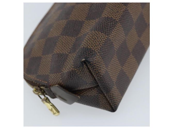 LOUIS VUITTON Kosmetiktäschchen PM Damier Ebene N47516 Authentisch LV BA11689 - Ansicht 14