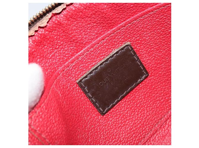 LOUIS VUITTON Kosmetiktäschchen PM Damier Ebene N47516 Authentisch LV BA11689 - Ansicht 17