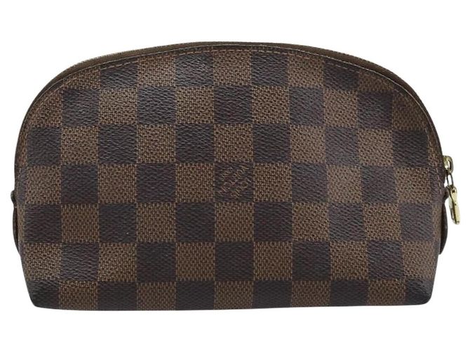 LOUIS VUITTON Kosmetiktäschchen PM Damier Ebene N47516 Authentisch LV BA11689 - Ansicht 2