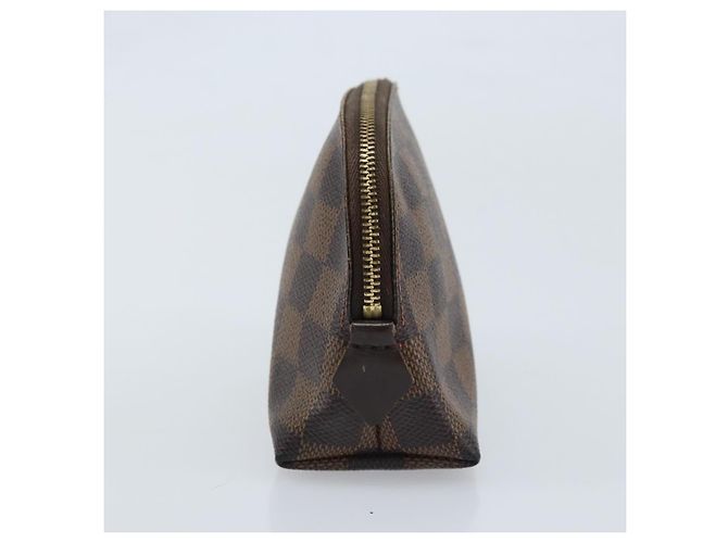 LOUIS VUITTON Kosmetiktäschchen PM Damier Ebene N47516 Authentisch LV BA11689 - Ansicht 3