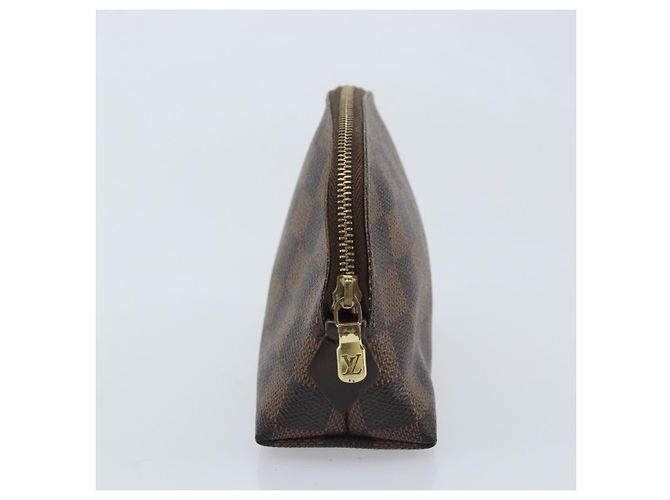 LOUIS VUITTON Kosmetiktäschchen PM Damier Ebene N47516 Authentisch LV BA11689 - Ansicht 4