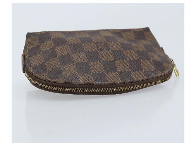 LOUIS VUITTON Kosmetiktäschchen PM Damier Ebene N47516 Authentisch LV BA11689 - Ansicht 5
