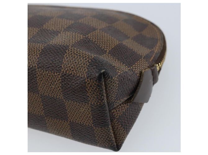 LOUIS VUITTON Kosmetiktäschchen PM Damier Ebene N47516 Authentisch LV BA11689 - Ansicht 7