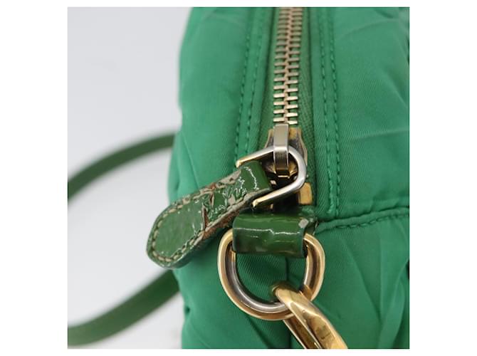 Borsa a Spalla PRADA Nylon Verde Oro Auth LNZ781 D'oro - vista 15