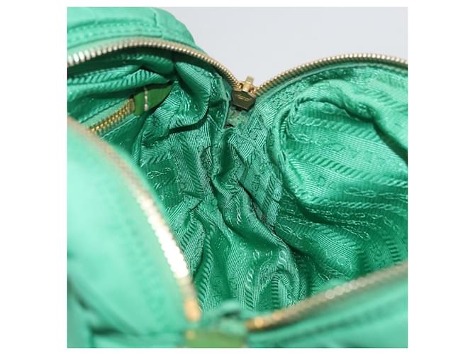 Borsa a Spalla PRADA Nylon Verde Oro Auth LNZ781 D'oro - vista 19