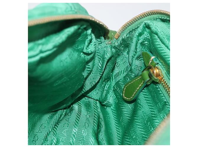Borsa a Spalla PRADA Nylon Verde Oro Auth LNZ781 D'oro - vista 20