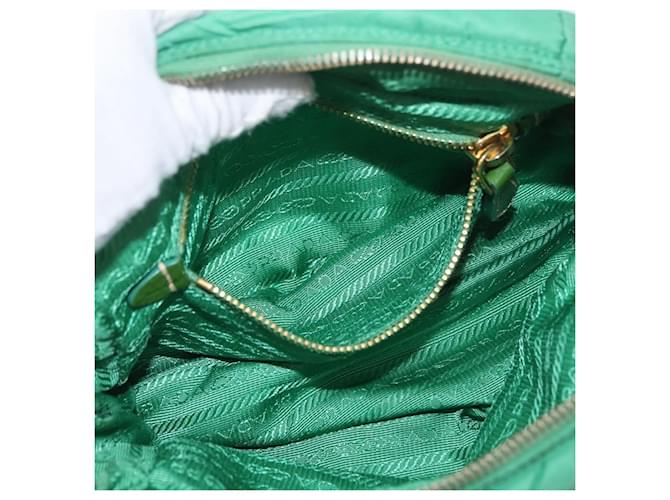 Borsa a Spalla PRADA Nylon Verde Oro Auth LNZ781 D'oro - vista 22