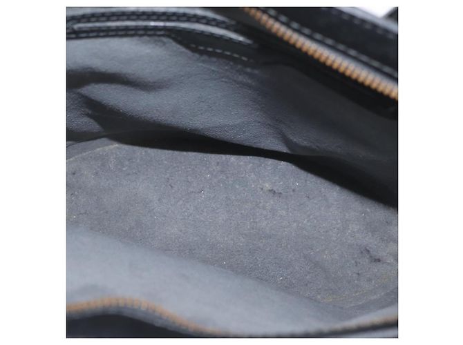 LOUIS VUITTON Borsa a Mano Epi Saint Jacques Nera M52272 LV Auth ARZ500 Nero - vista 11