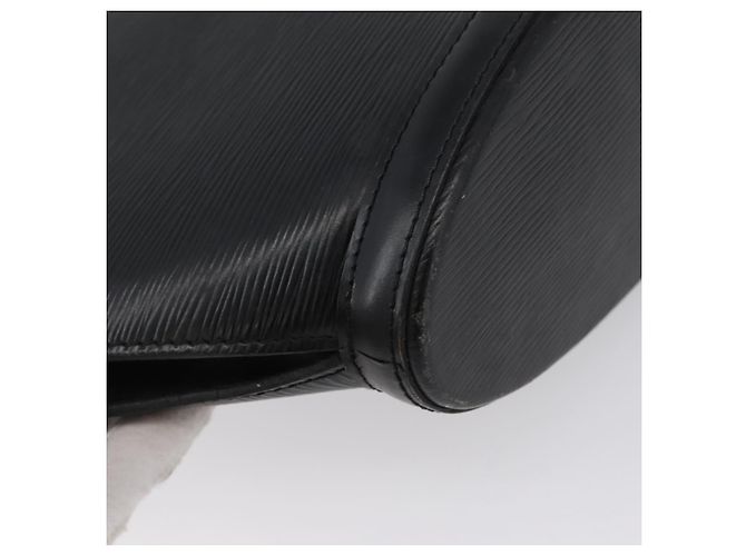 LOUIS VUITTON Borsa a Mano Epi Saint Jacques Nera M52272 LV Auth ARZ500 Nero - vista 15
