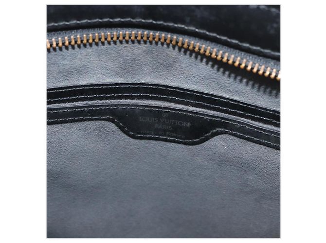 LOUIS VUITTON Borsa a Mano Epi Saint Jacques Nera M52272 LV Auth ARZ500 Nero - vista 17