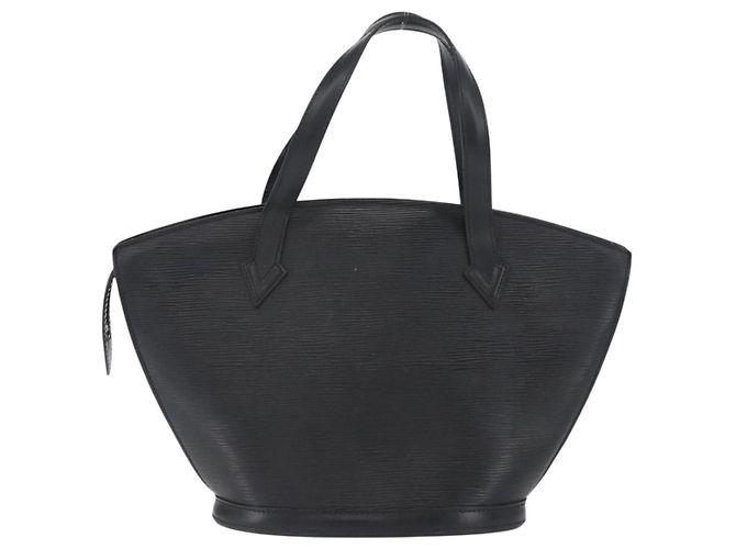 LOUIS VUITTON Borsa a Mano Epi Saint Jacques Nera M52272 LV Auth ARZ500 Nero - vista 2
