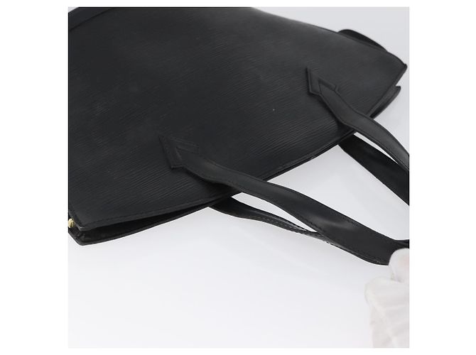 LOUIS VUITTON Borsa a Mano Epi Saint Jacques Nera M52272 LV Auth ARZ500 Nero - vista 6