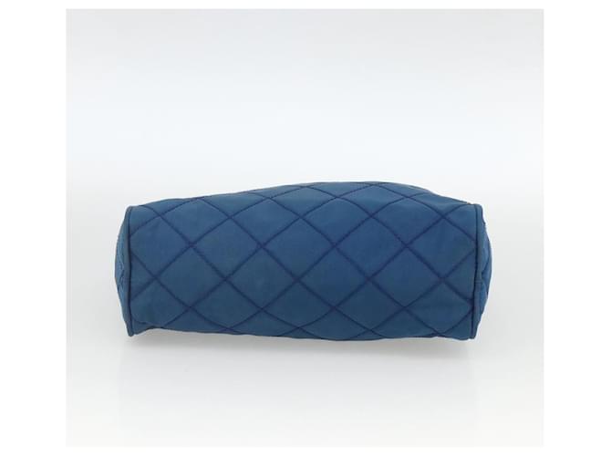 Pochette Prada Nylon Blu Argento Auth bs34108 - vista 5