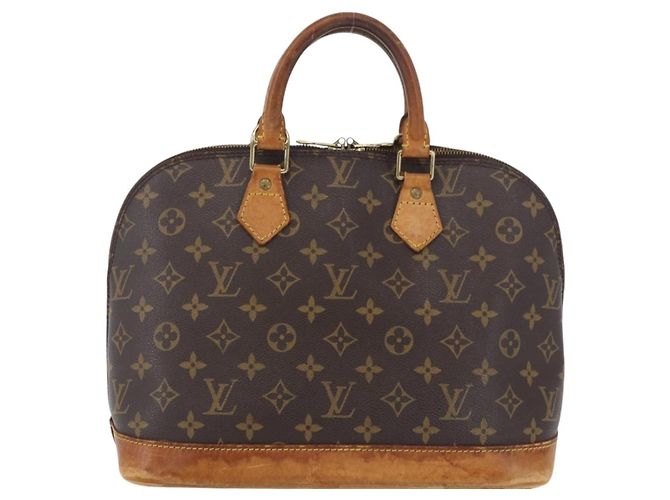 LOUIS VUITTON Borsa a Mano Monogram Alma M51130 LV Auth AMZ386 Monogramma - vista 13
