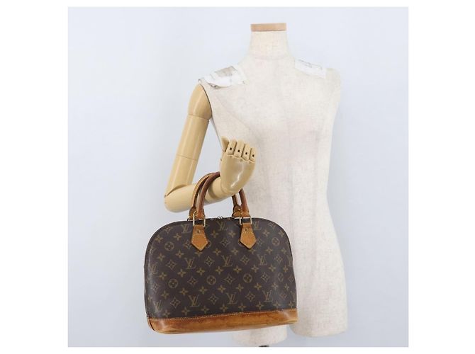 LOUIS VUITTON Borsa a Mano Monogram Alma M51130 LV Auth AMZ386 Monogramma - vista 21