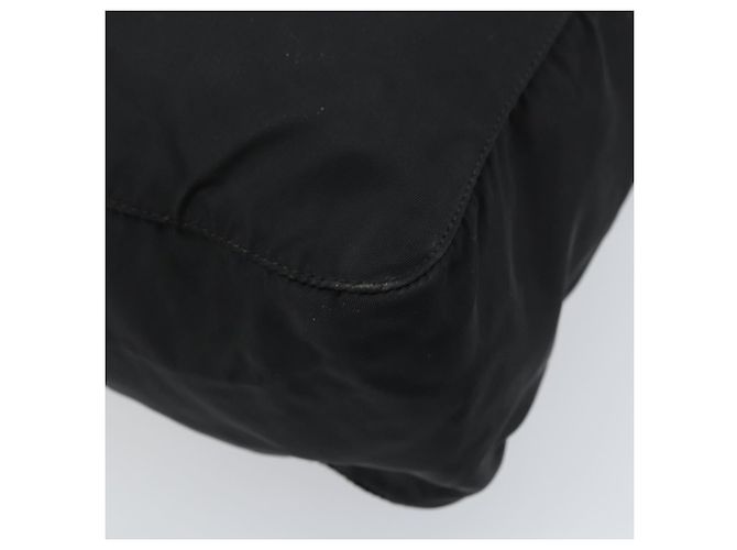 PRADA Borsa a mano in nylon nero argento Auth ARZ607 - vista 13