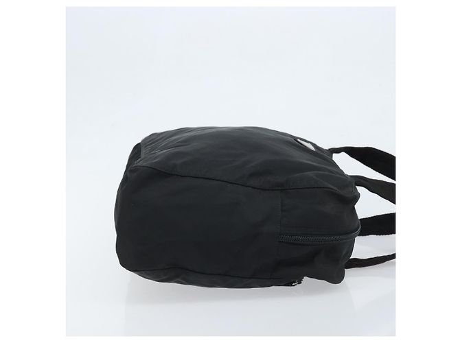 PRADA Borsa a mano in nylon nero argento Auth ARZ607 - vista 4
