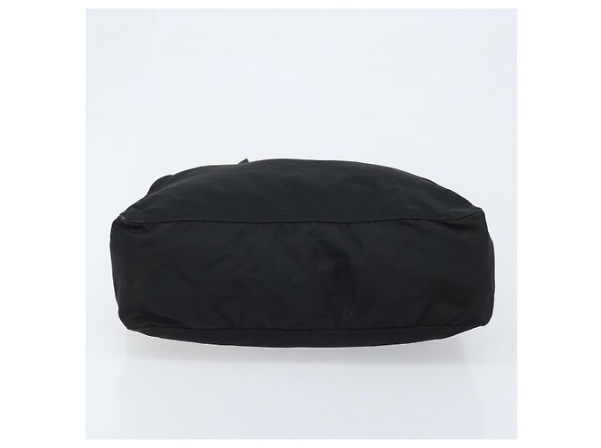 PRADA Borsa a mano in nylon nero argento Auth ARZ607 - vista 9