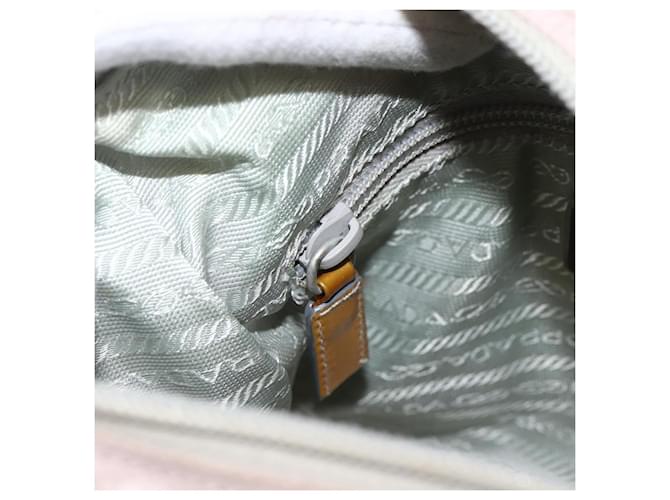 Borsa a Spalla PRADA Nylon Rosa Argento Auth ARZ292 - vista 22