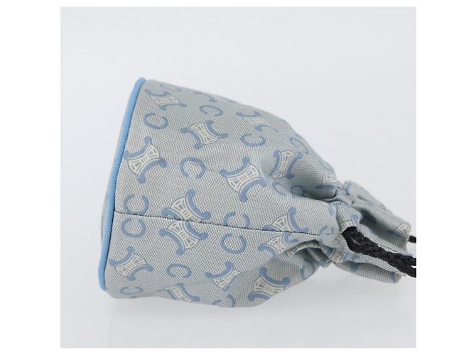 Céline CELINE C Macadam Canvas Tasche Hellblau Auth AMZ028A - Ansicht 4