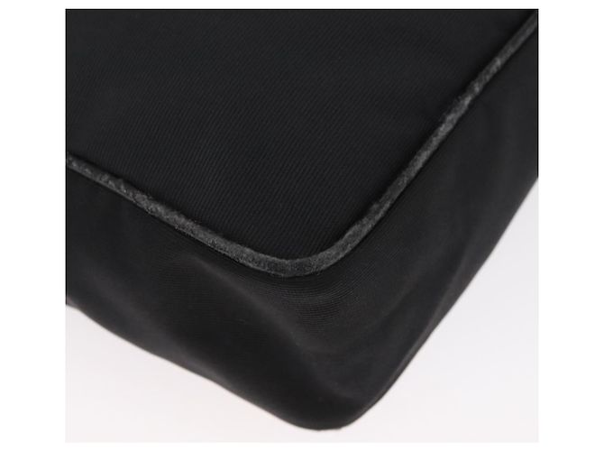 FENDI Handtasche Nylon 2-in-1 Schwarz Silber Authentisch ka3439 - Ansicht 14