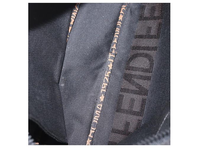 FENDI Handtasche Nylon 2-in-1 Schwarz Silber Authentisch ka3439 - Ansicht 18