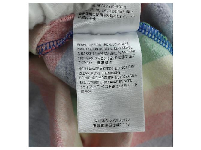 BALENCIAGA T-Shirt aus Baumwolle in Mehrfarben Auth LNZ729V - Ansicht 12
