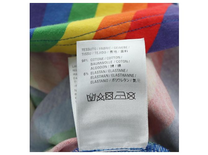BALENCIAGA T-Shirt aus Baumwolle in Mehrfarben Auth LNZ729V - Ansicht 13