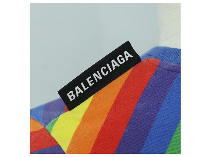 BALENCIAGA T-Shirt aus Baumwolle in Mehrfarben Auth LNZ729V - Ansicht 7