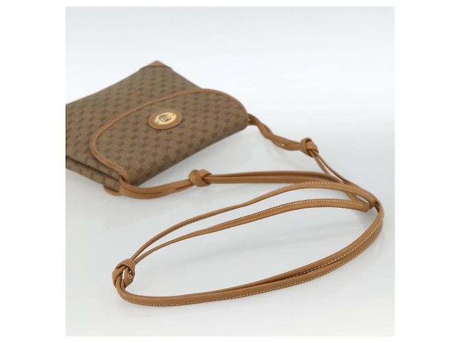 Gucci Borsa a Spalla Micro GG Supreme PVC Beige Oro 14 007 5548 Auth th6655 D'oro - vista 7