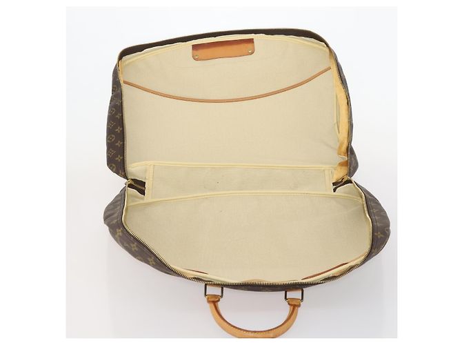 LOUIS VUITTON Monogram Alize 1 Borsa Boston Posh M41393 LV Auth 173232 Monogramma - vista 10