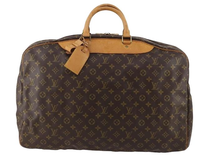 LOUIS VUITTON Monogram Alize 1 Borsa Boston Posh M41393 LV Auth 173232 Monogramma - vista 13