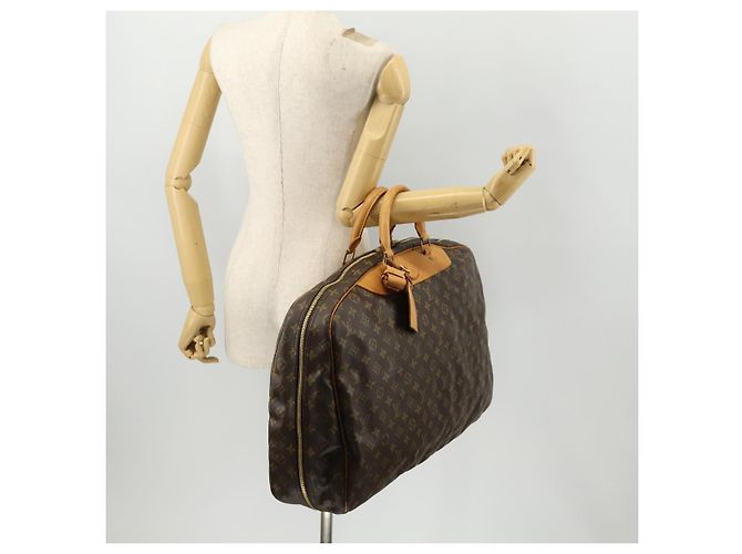LOUIS VUITTON Monogram Alize 1 Borsa Boston Posh M41393 LV Auth 173232 Monogramma - vista 26